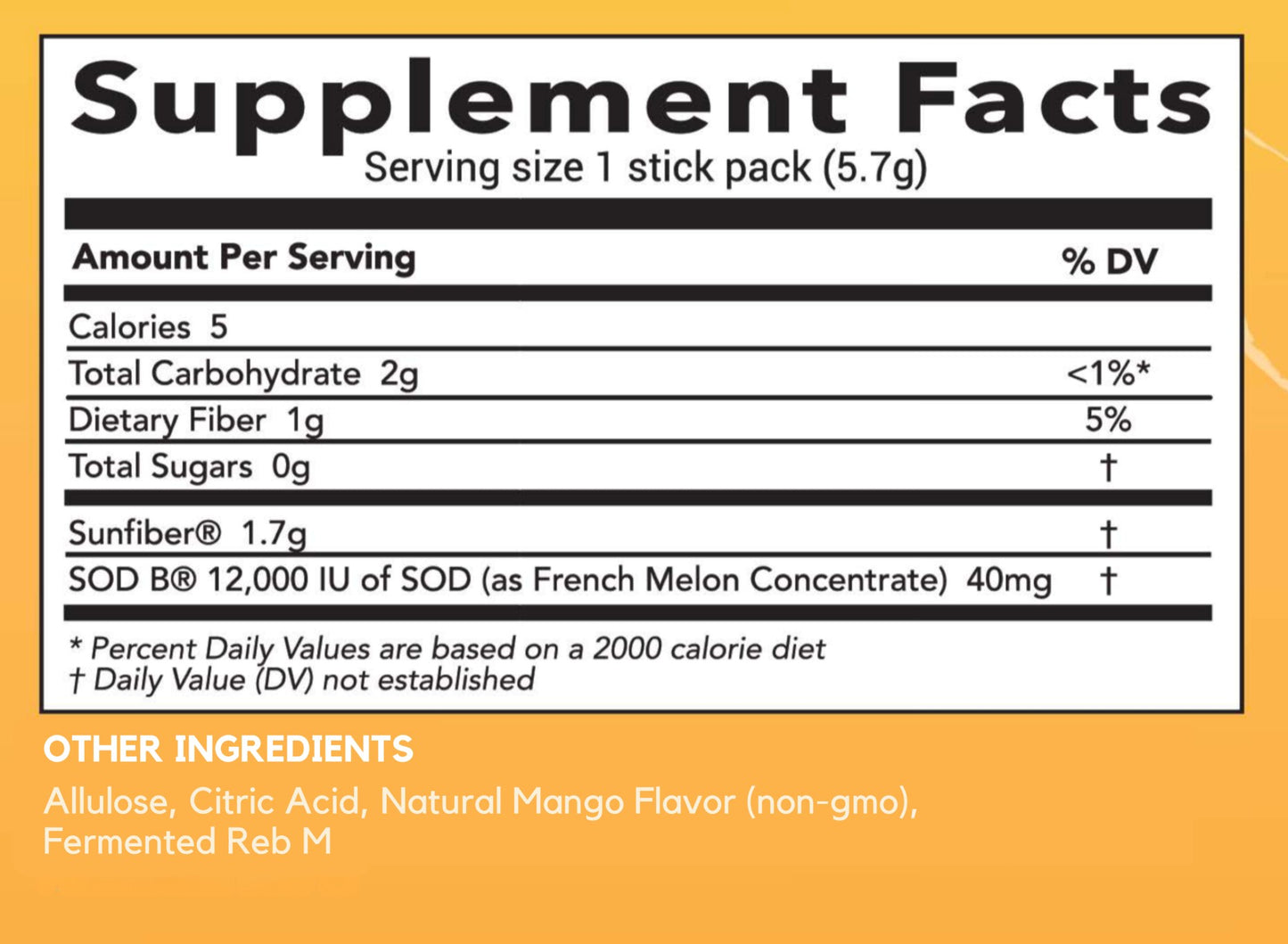 SkinSips® Mango Flavored 10 Pack